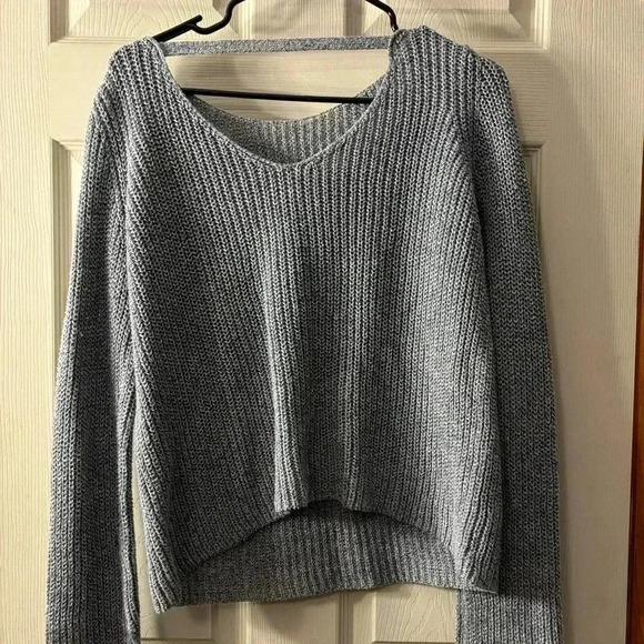 Theory Lalora linen blend sweater in light echo mix - Picture 6 of 7